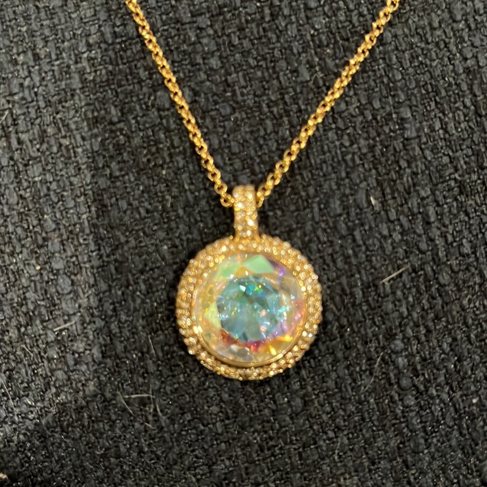 Kate spade absolute sparkle crystal AB necklace - Picture 2 of 4